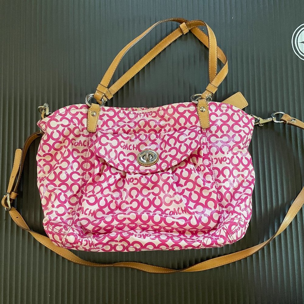 Pink Coach purse